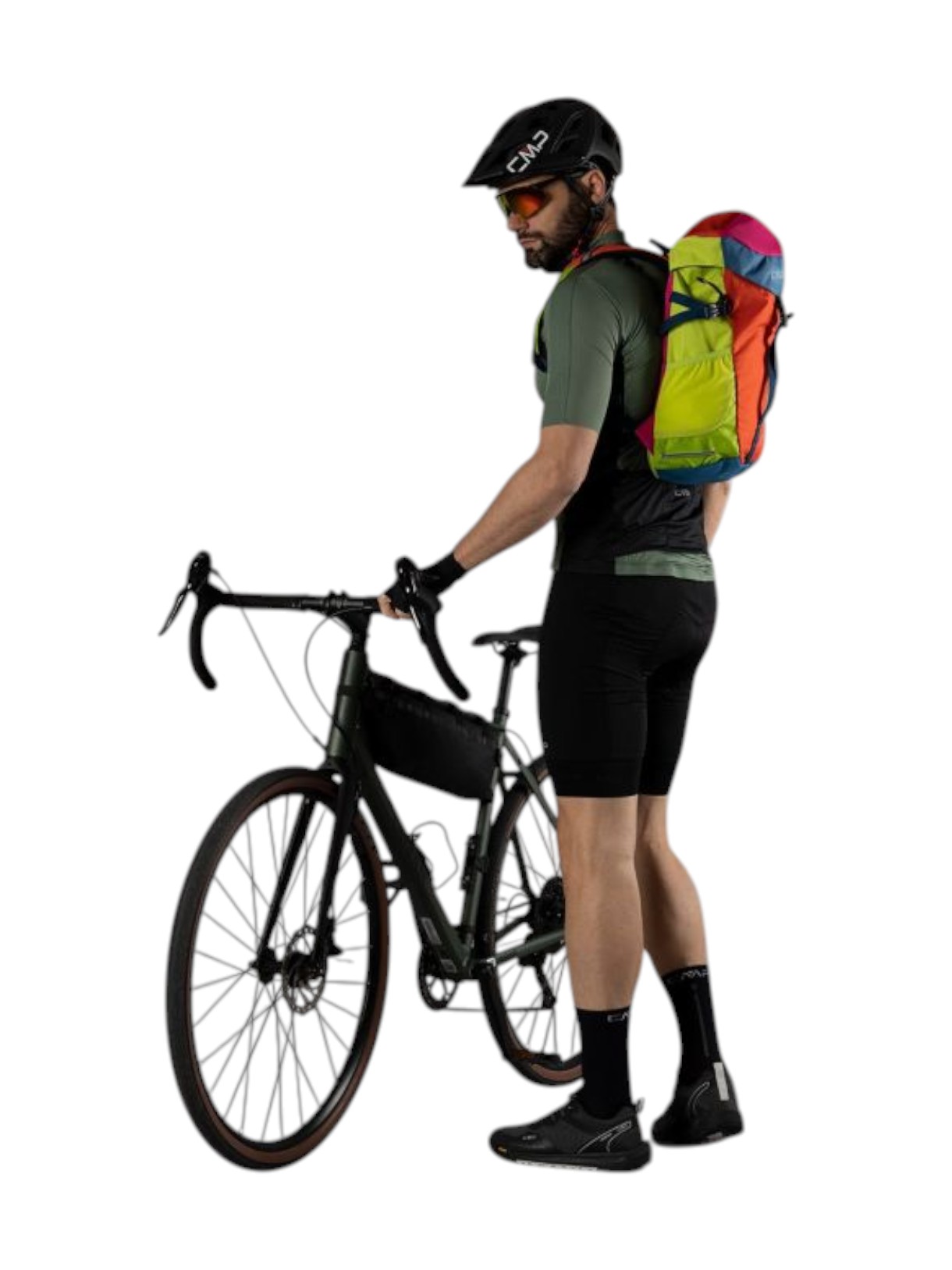 Herren Bike Shorts mit Dry Function und Sitzpolster Pad 10