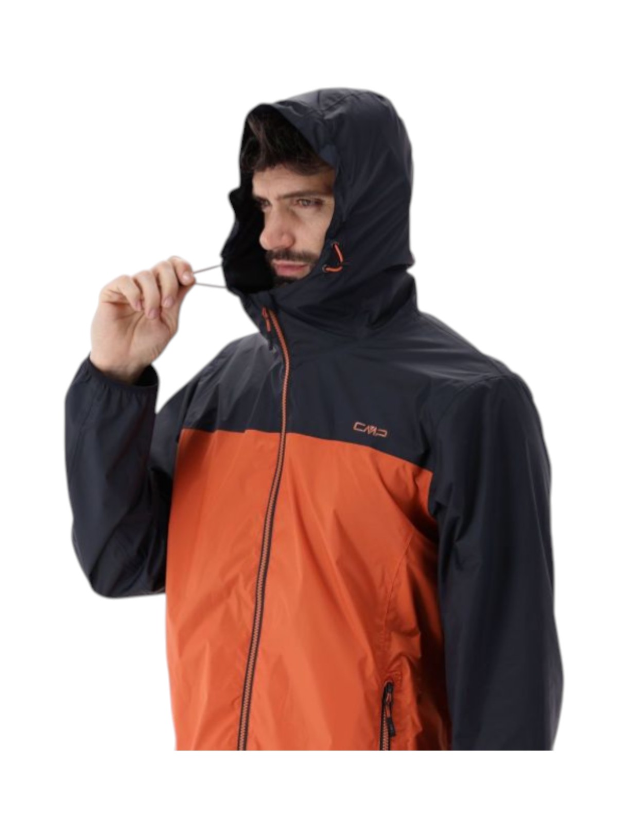 Herren Regenjacke Pack Pocket mit Kapuze 10