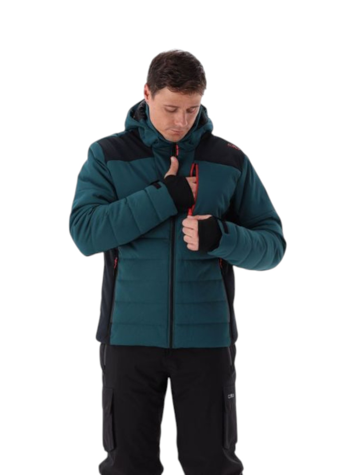 Herren Skijacke mit Clima Protect und abnehmbarer Kapuze 10