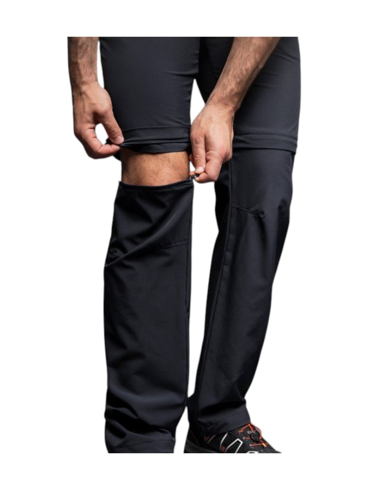 Herren Zip Off Trekking Hose aus 4-Wege-Stretch mit Dry-Function 10