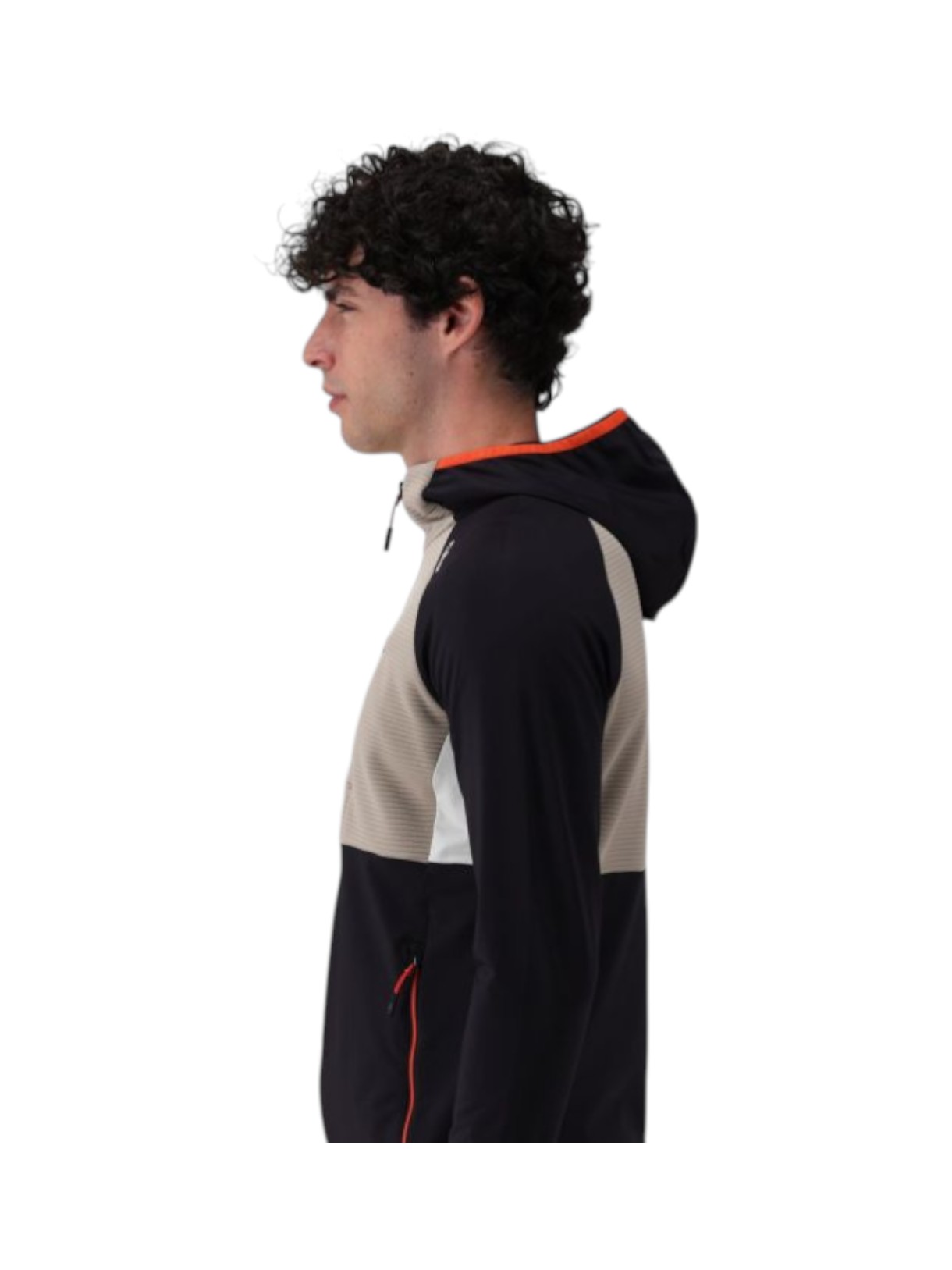 Unlimitech Herren Outdoor Jacke aus Micro Grid Tech Fleece mit Kapuze 10