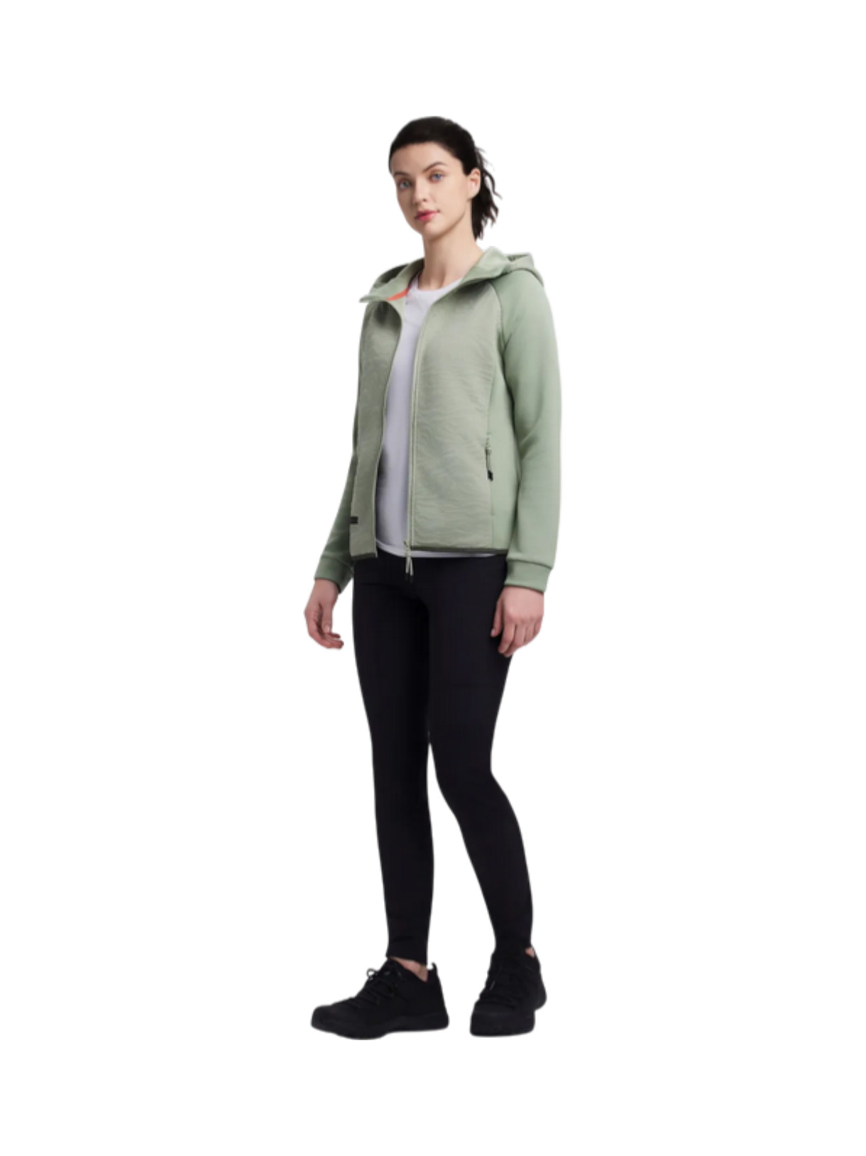 Amberg Damen Outdoor Midlayer Jacke mit Kapuze 10