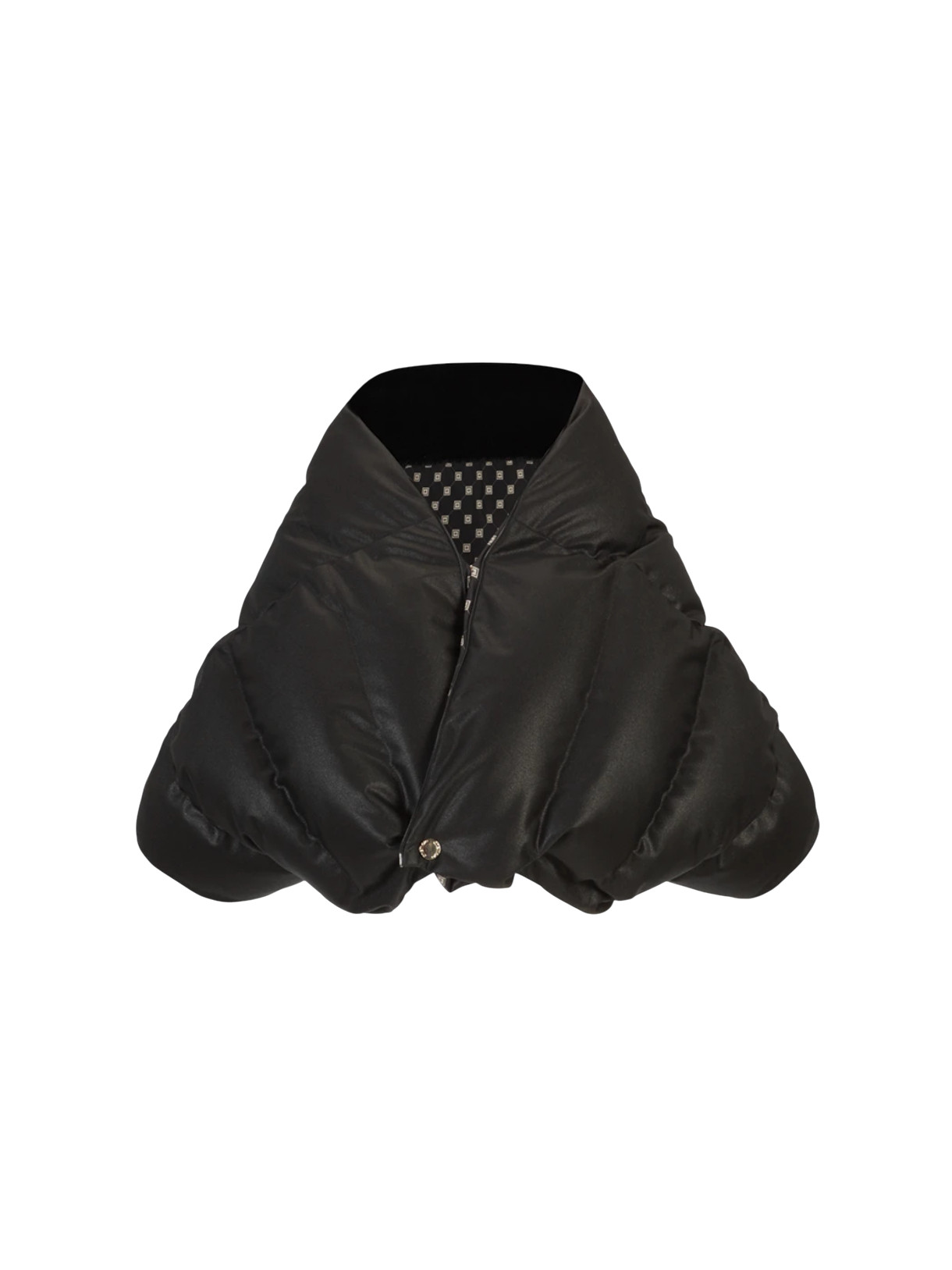 211 Damen Winter Mantel zur Jacke wandelbar mit Swarovski-Kristallen und Kapuze 10