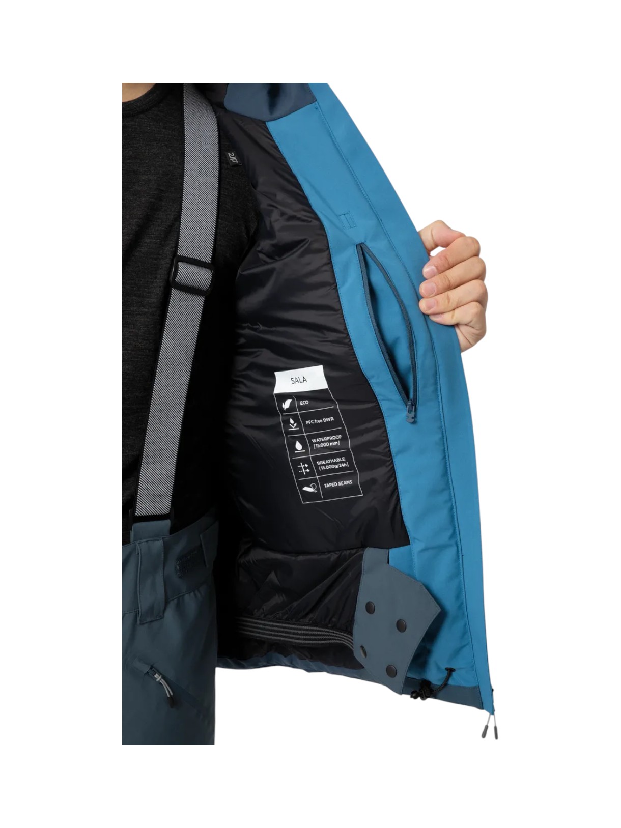 Sala Herren Skijacke mit Kapuze 11