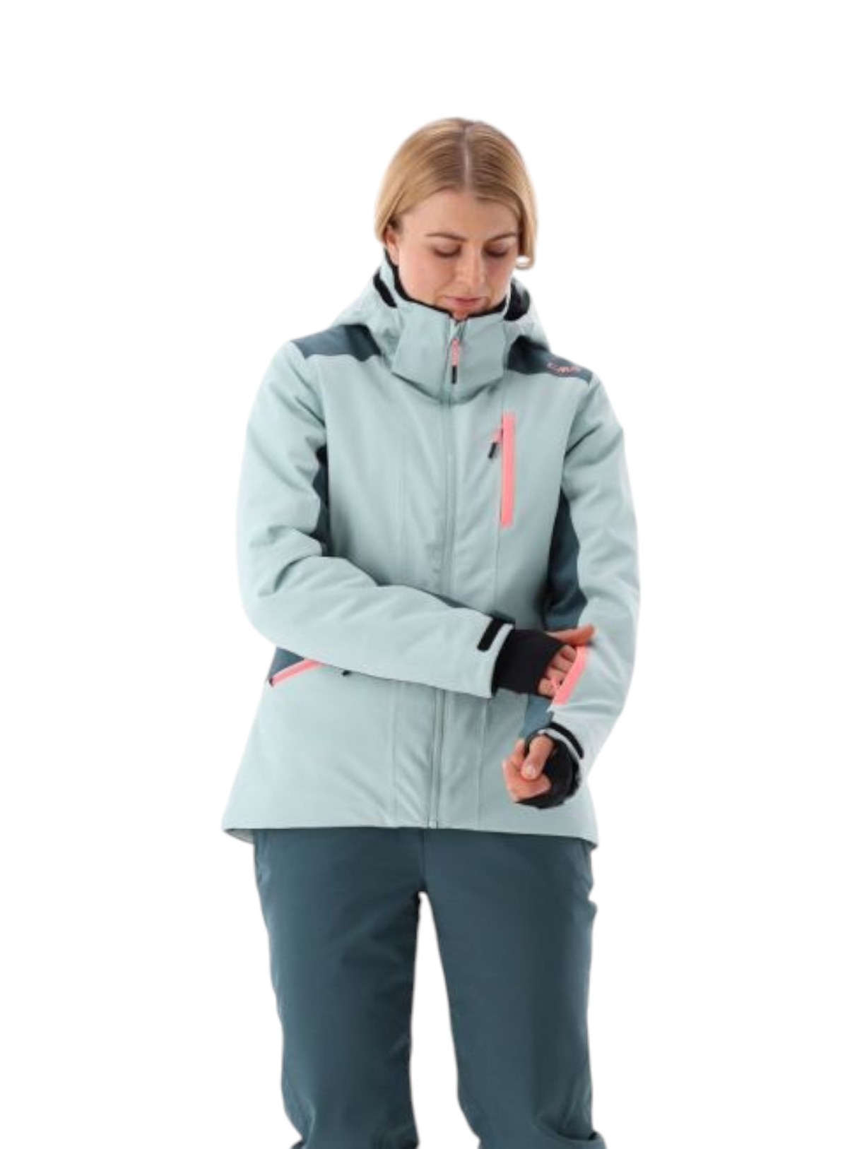 Damen Skijacke mit Feel Warm Flat und abnehmbarer Kapuze 11