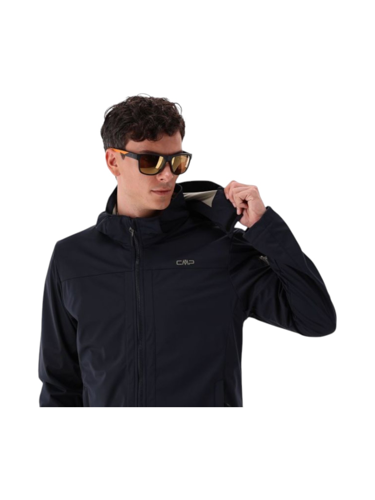 Light Softshell Herren Jacke mit abnehmbarer Kapuze 11