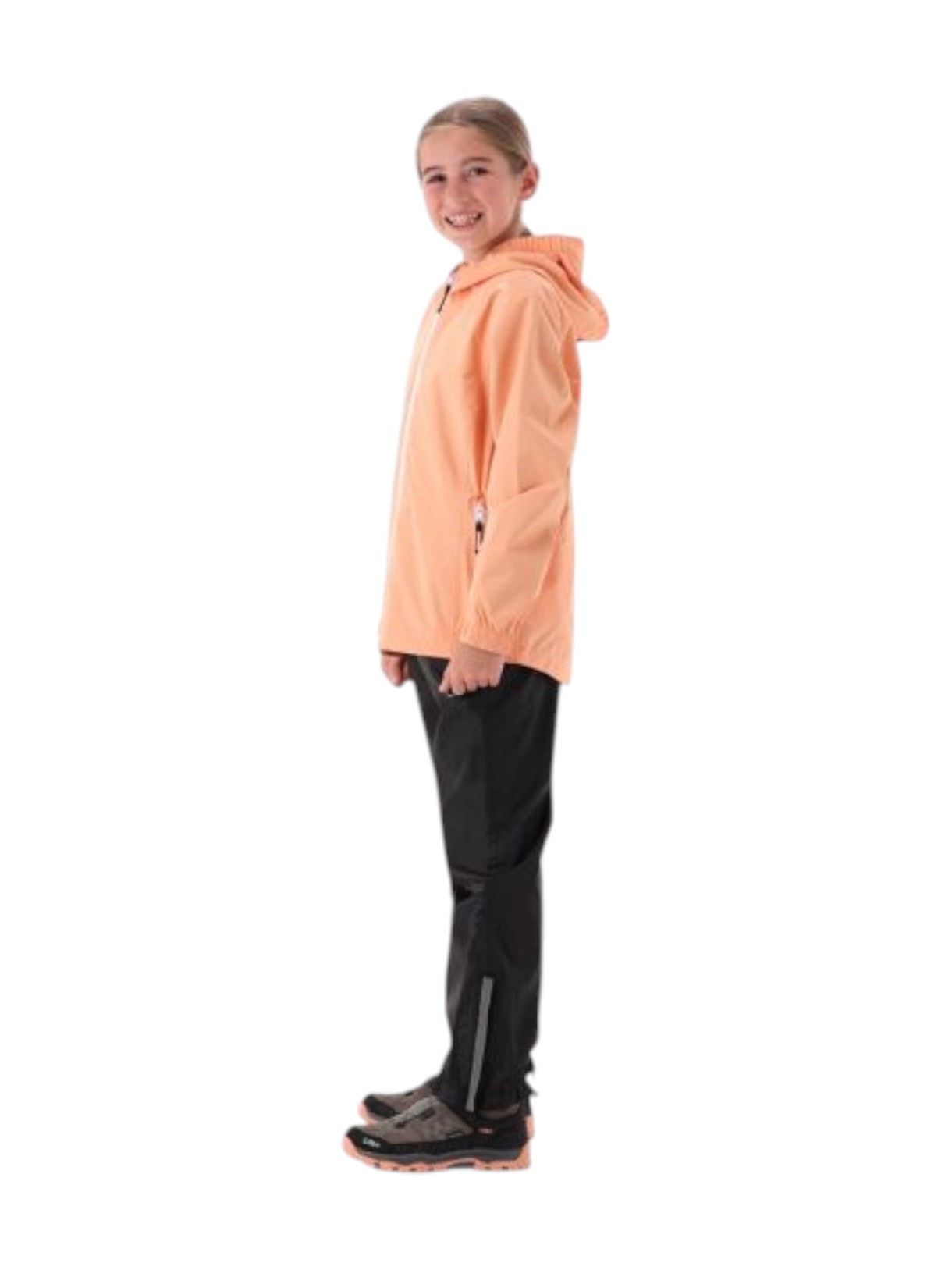 wasserdichte Mädchen Jacke mit Kapuze 11