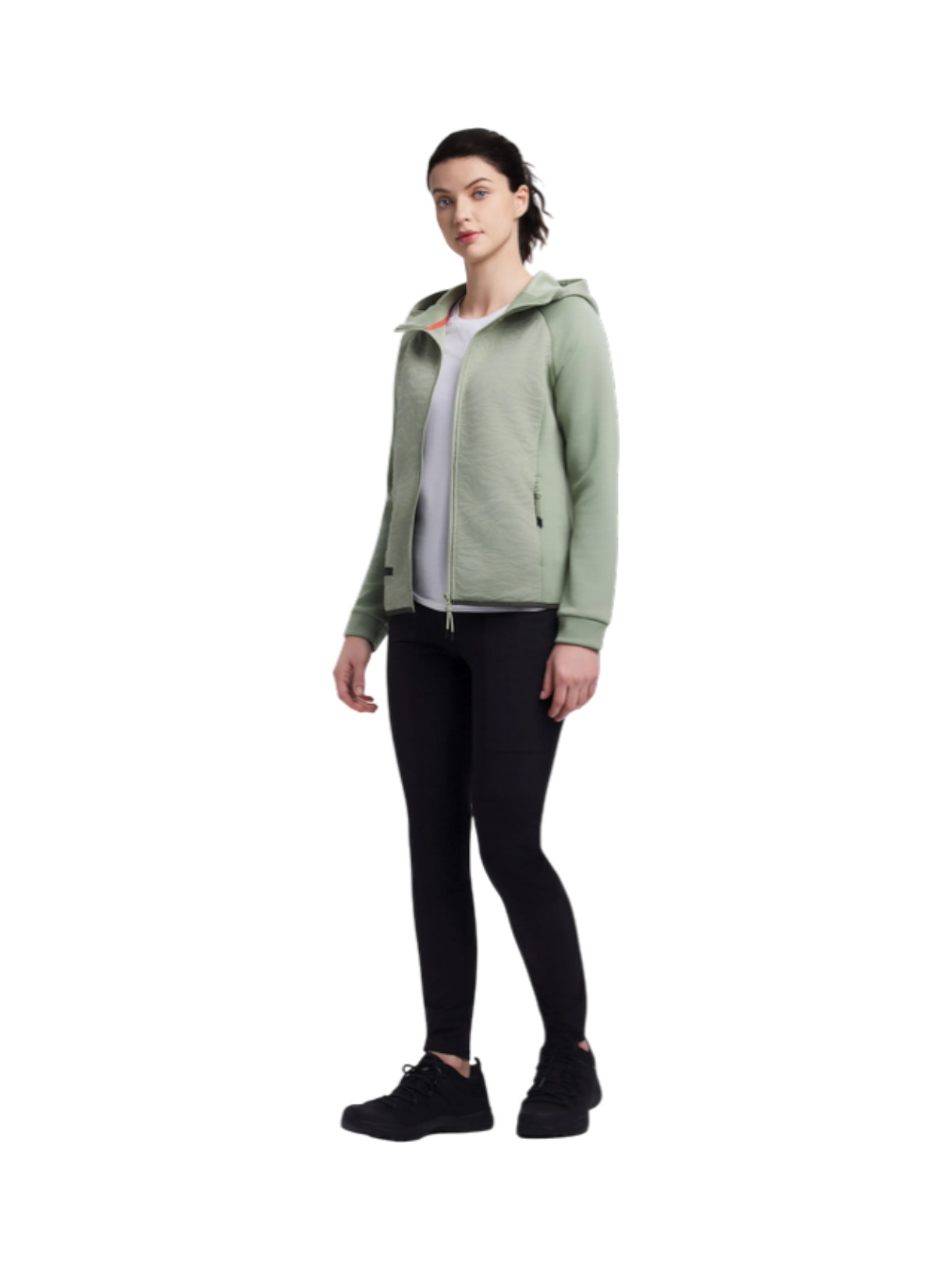 Amberg Damen Outdoor Midlayer Jacke mit Kapuze 11