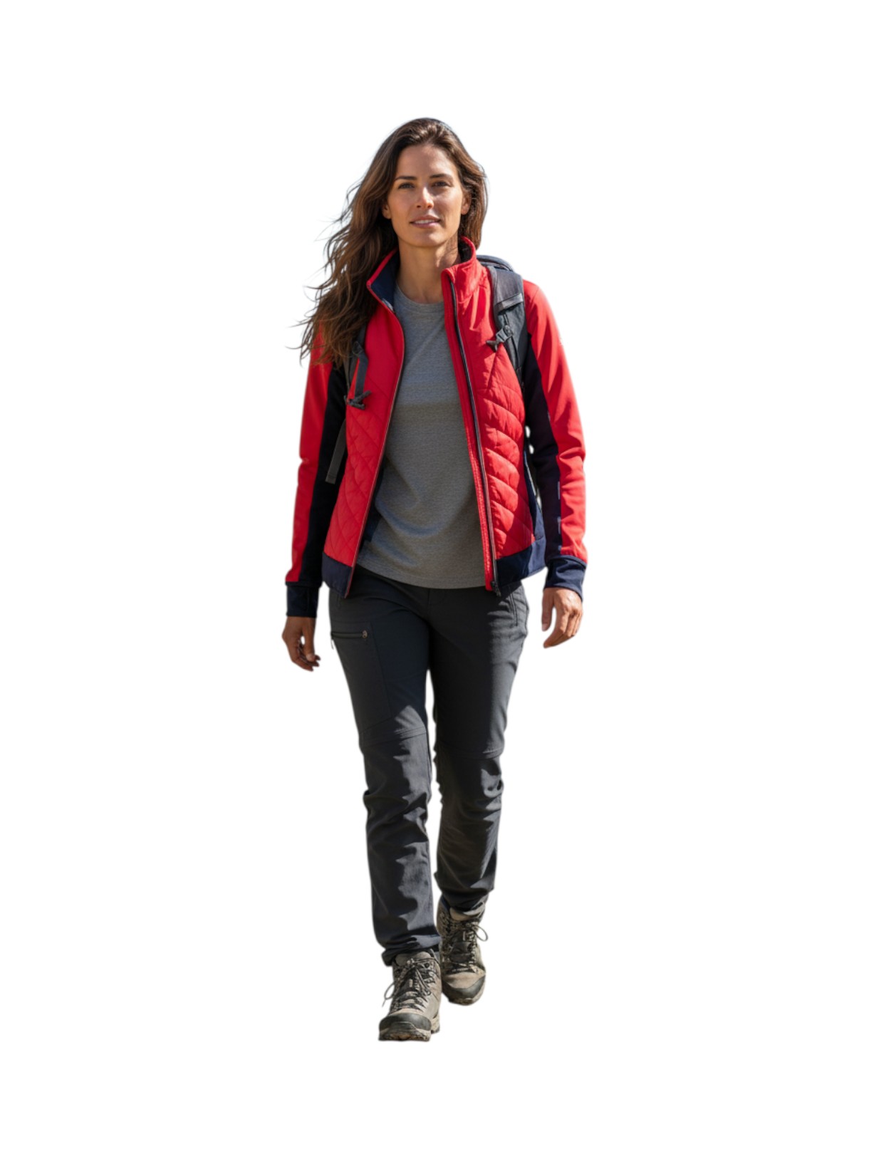 Damen Primaloft® Hybrid Jacke mit abnehmbaren Ärmeln 12