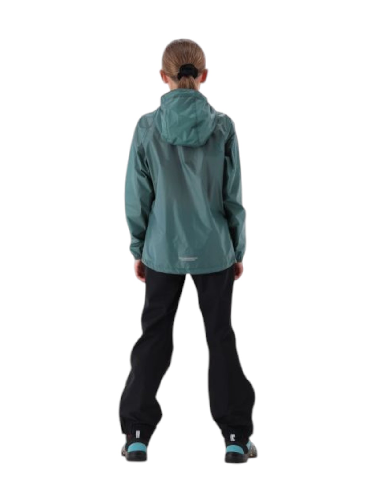 Mädchen Regenjacke Pack Pocket mit Kapuze 12