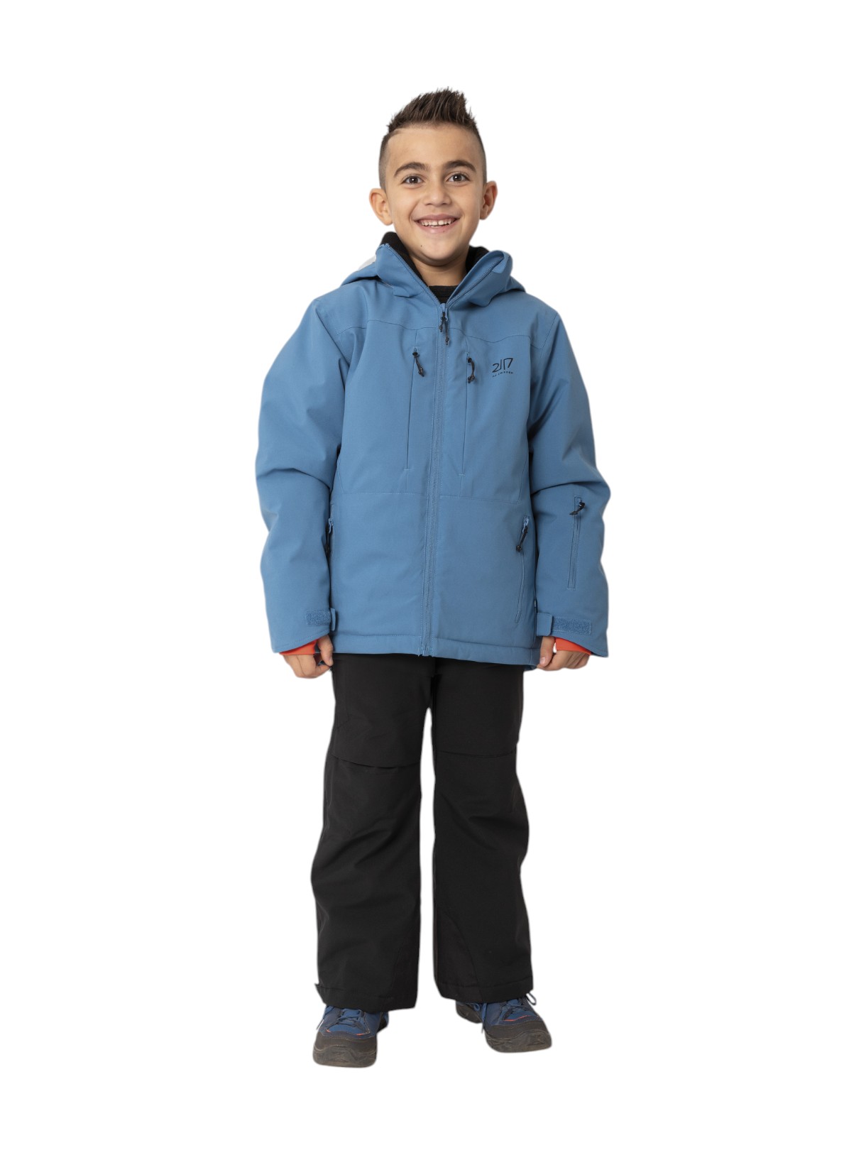 Lauker Kinder Skijacke mit Kapuze 2