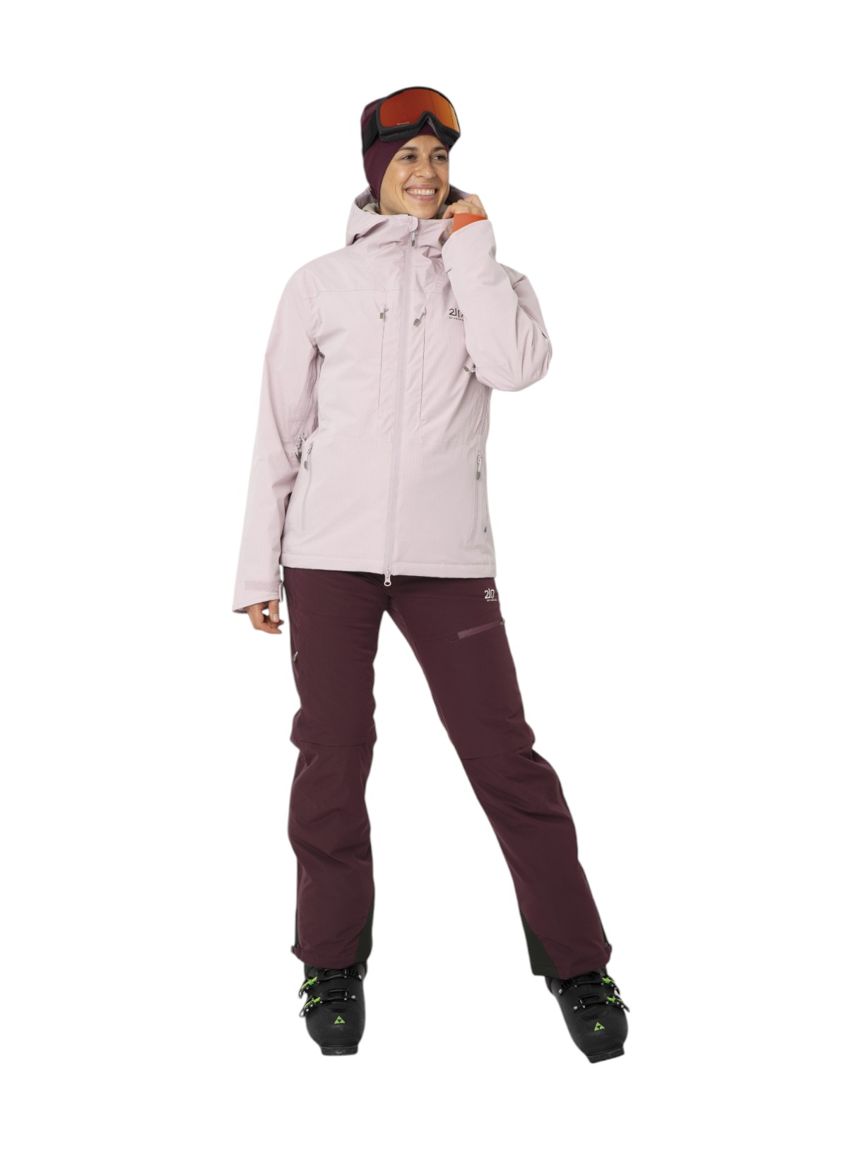 Nausta Damen Skijacke mit Kapuze 2