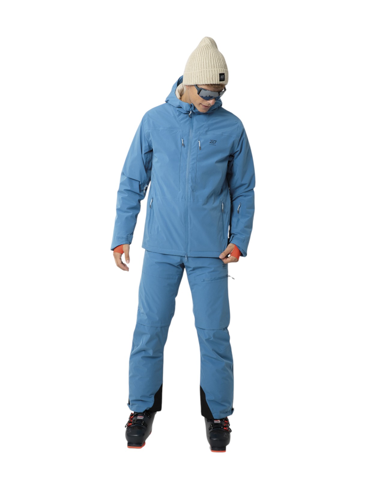 Nausta Herren Skijacke mit Kapuze 2