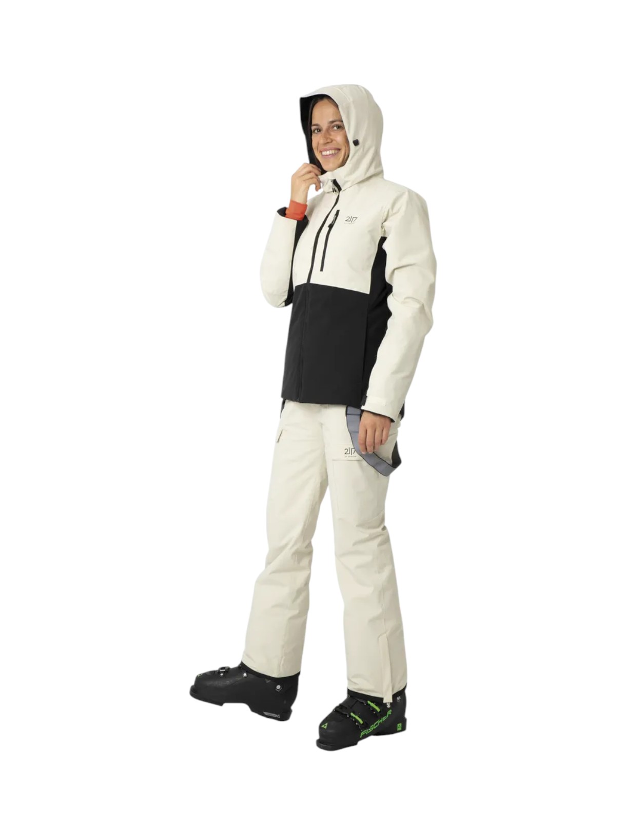 Sala Damen Skijacke mit Kapuze 2