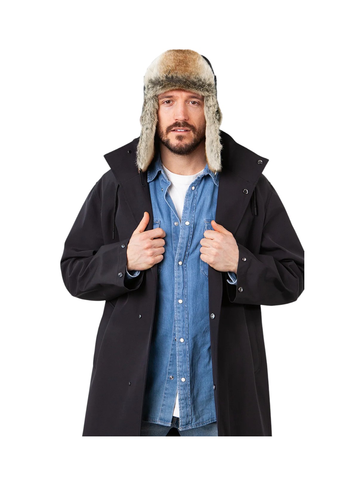 Kamikaze Mütze größenverstellbarer Winter Bomberhut 2