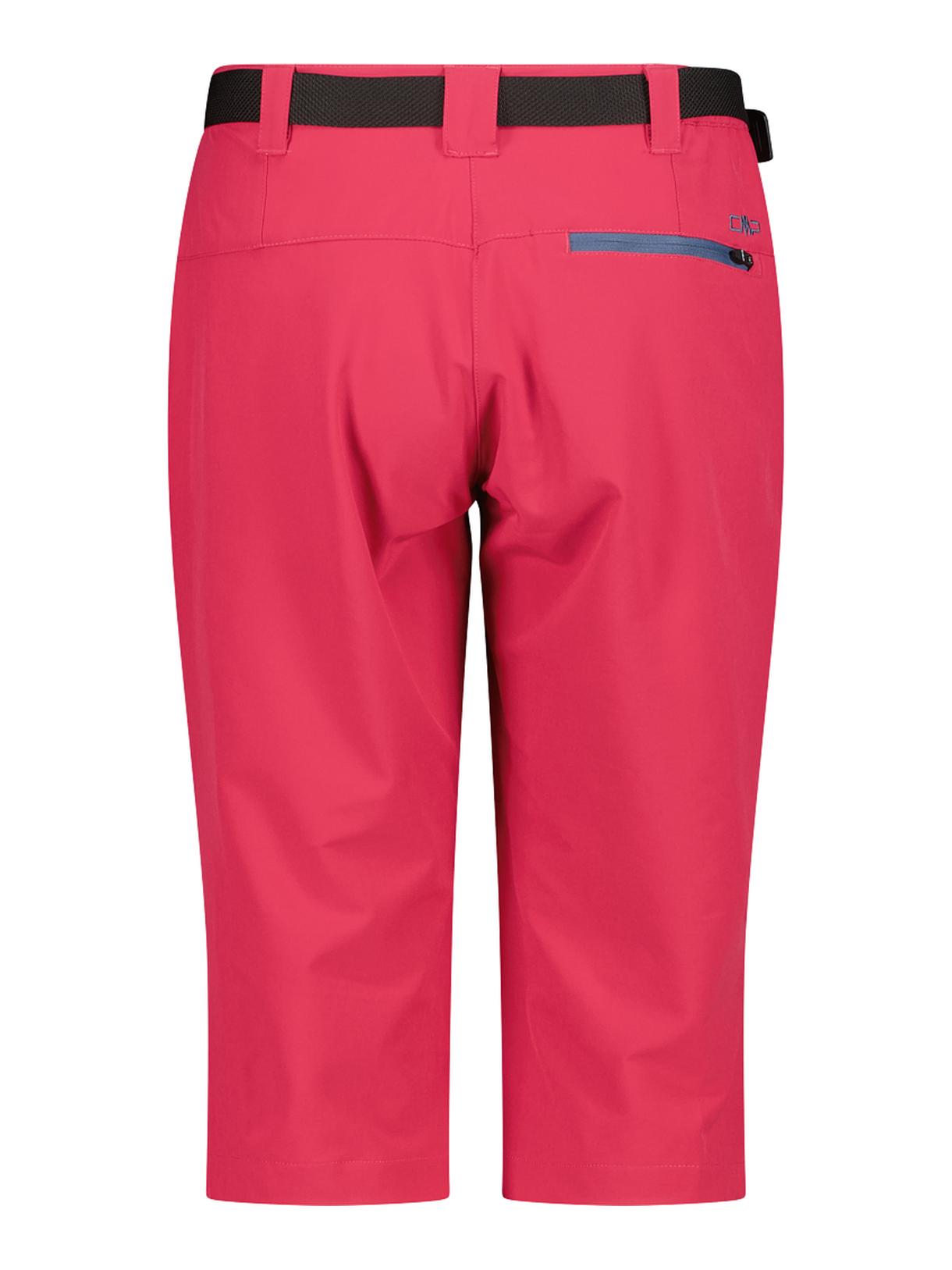 Damen Capri Trekking Hose mit Gürtel und Dry Function 2