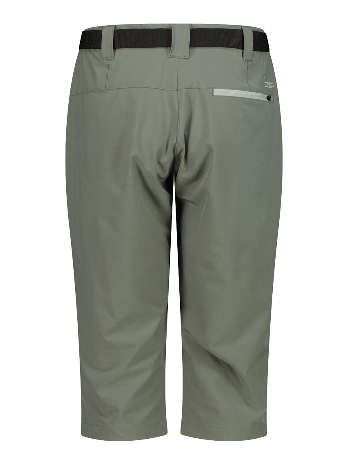 Damen Capri Trekking Hose mit Gürtel und Dry Function 2