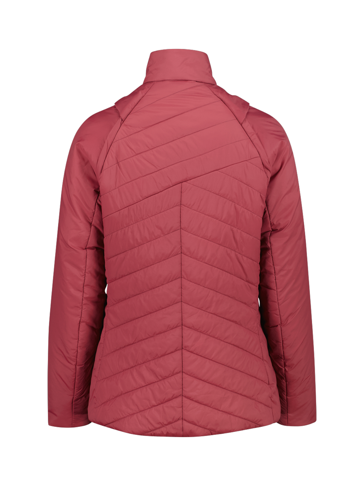 Damen Daunen Jacke mit abnehmbaren Ärmeln pink 2