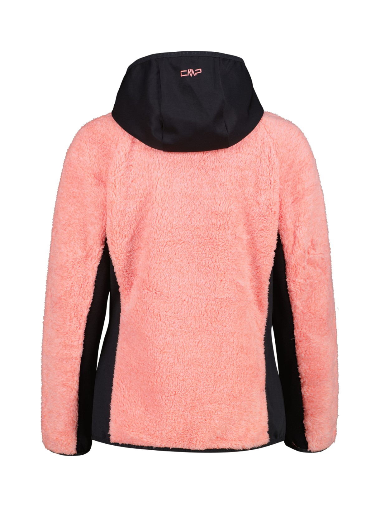 Damen Highloft Fleece Jacke mit Kapuze 2