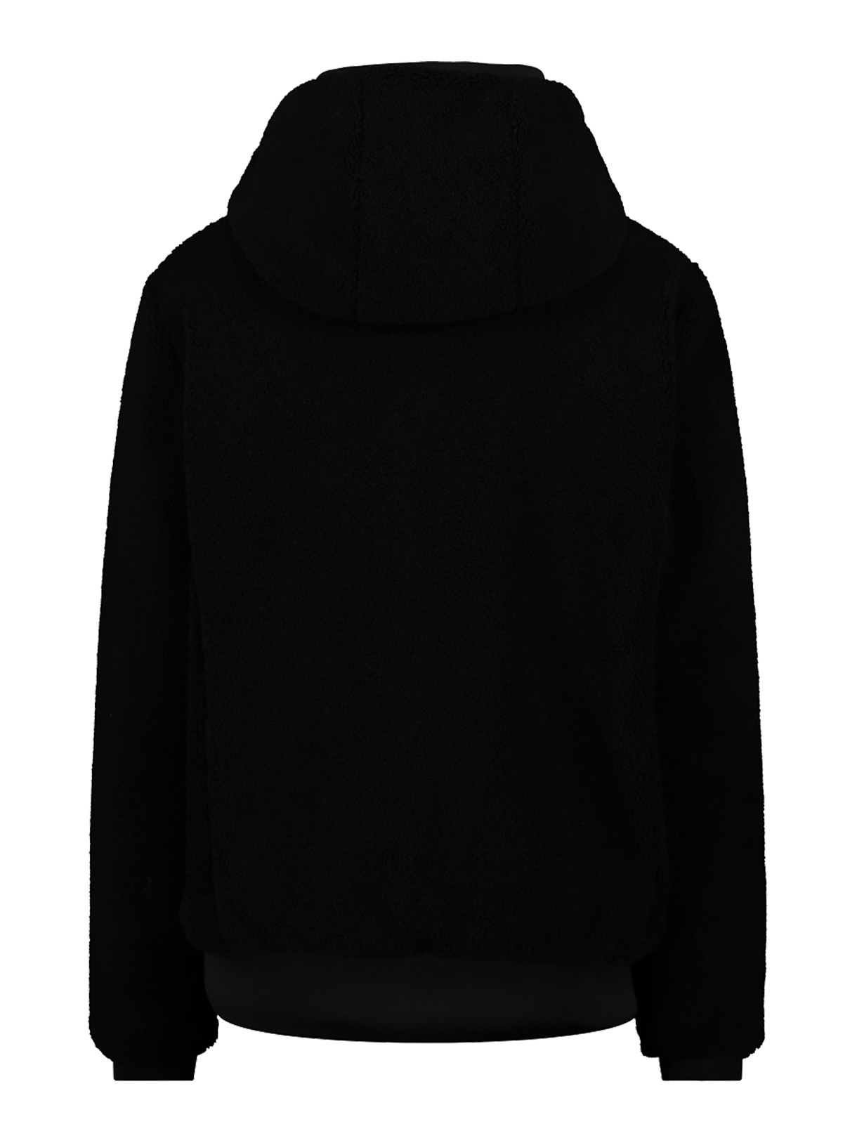 Damen Jacke aus Teddy Fur mit Kapuze 2