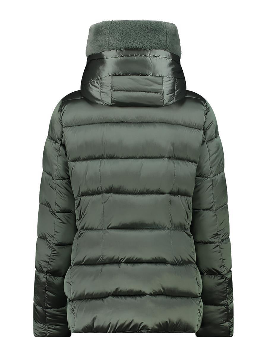 Damen Jacke wattiert mit Kapuze 2