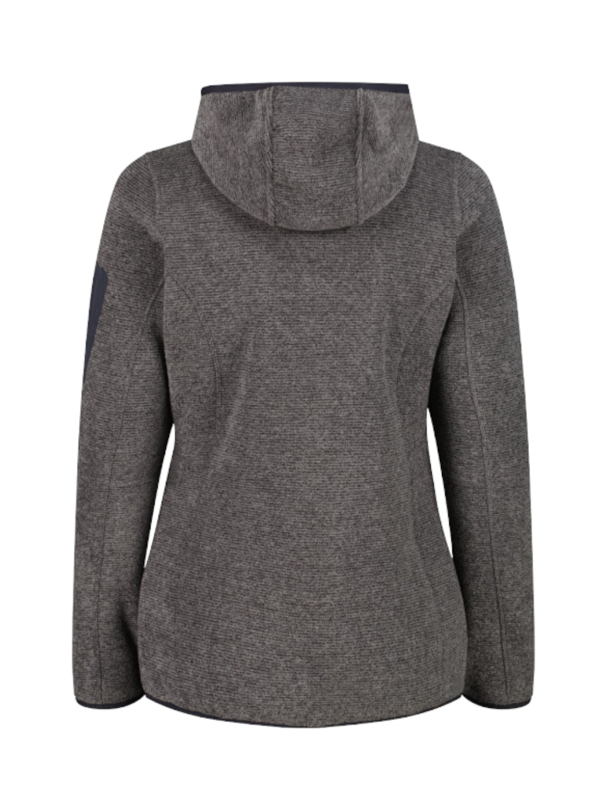 Damen Outdoor Fleece Jacke Knit-Tech meliert mit Kapuze 2