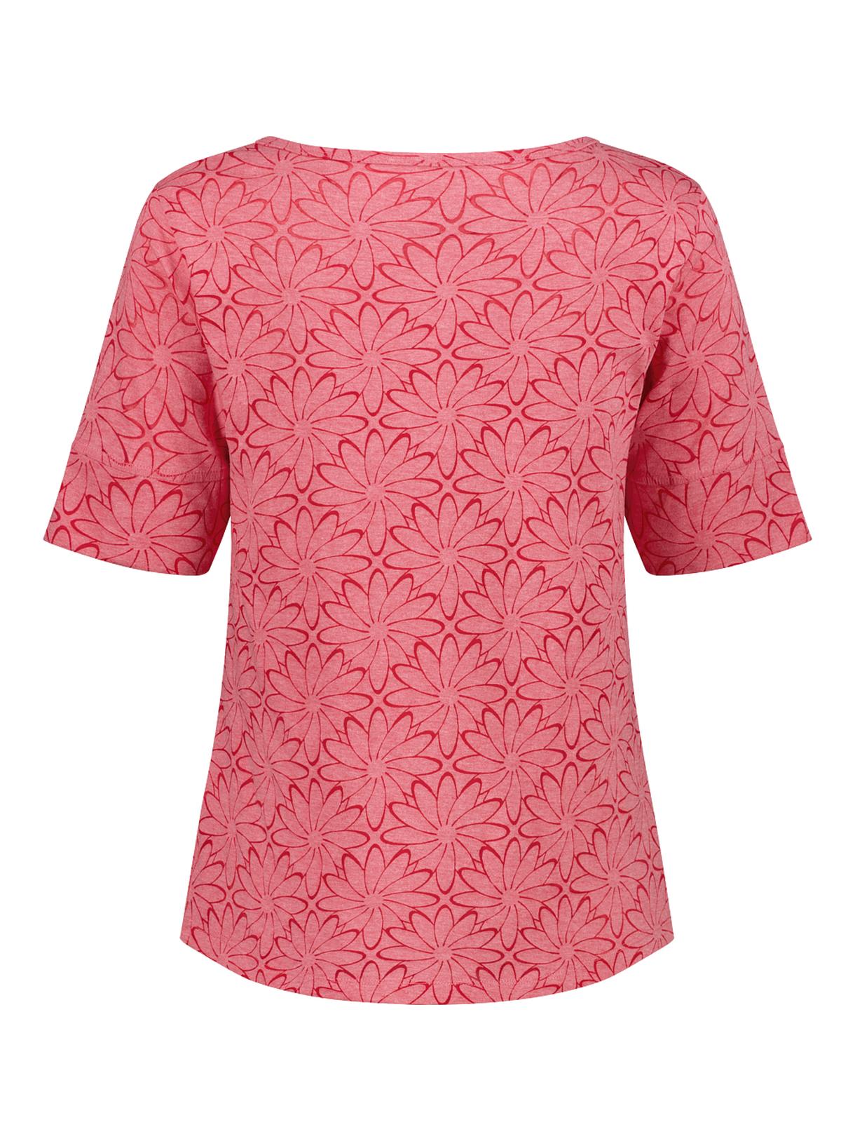 Damen Outdoor T-Shirt mit Blumenprint 2