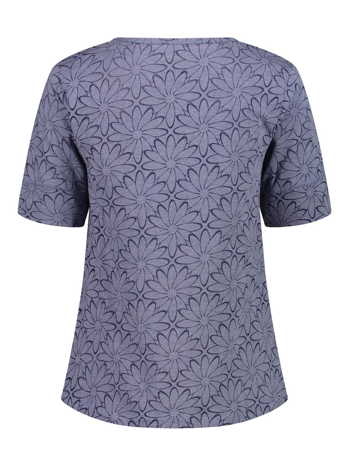 Damen Outdoor T-Shirt mit Blumenprint 2