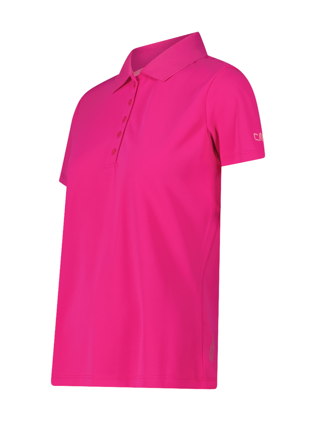 Damen Pique Polo Shirt pink 2