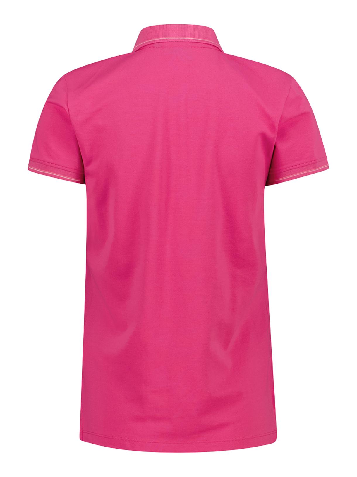 Damen Polo Shirt mit Melange Stretch 2