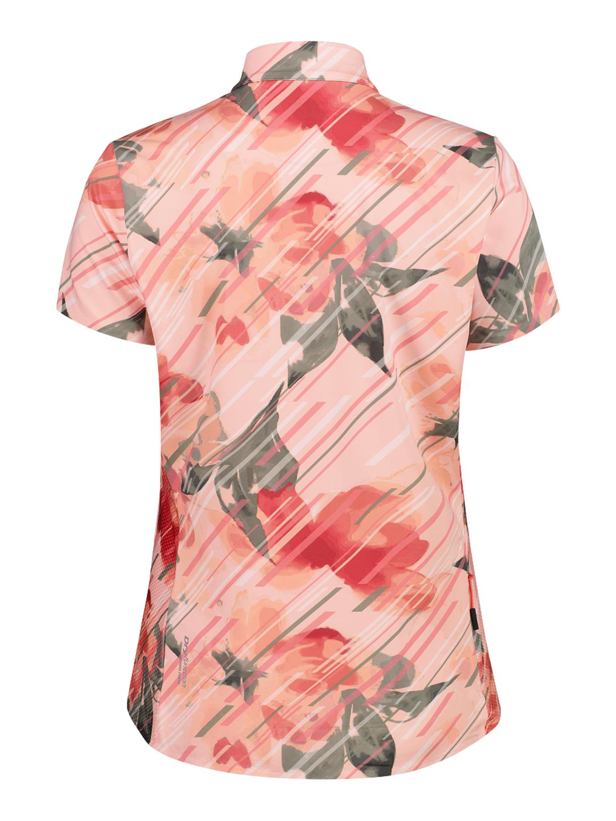 Damen Radshirt mit Blumenprint und Dry Function 2