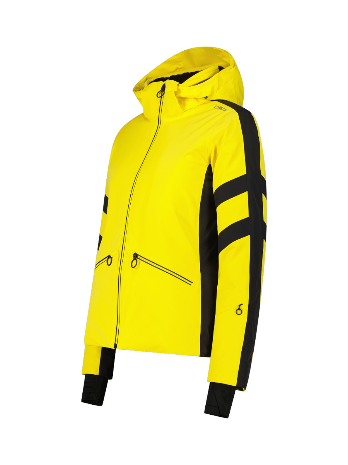 Damen Skijacke aus 4-Way-Stretch-Twill mit abnehmbarer Kapuze 2