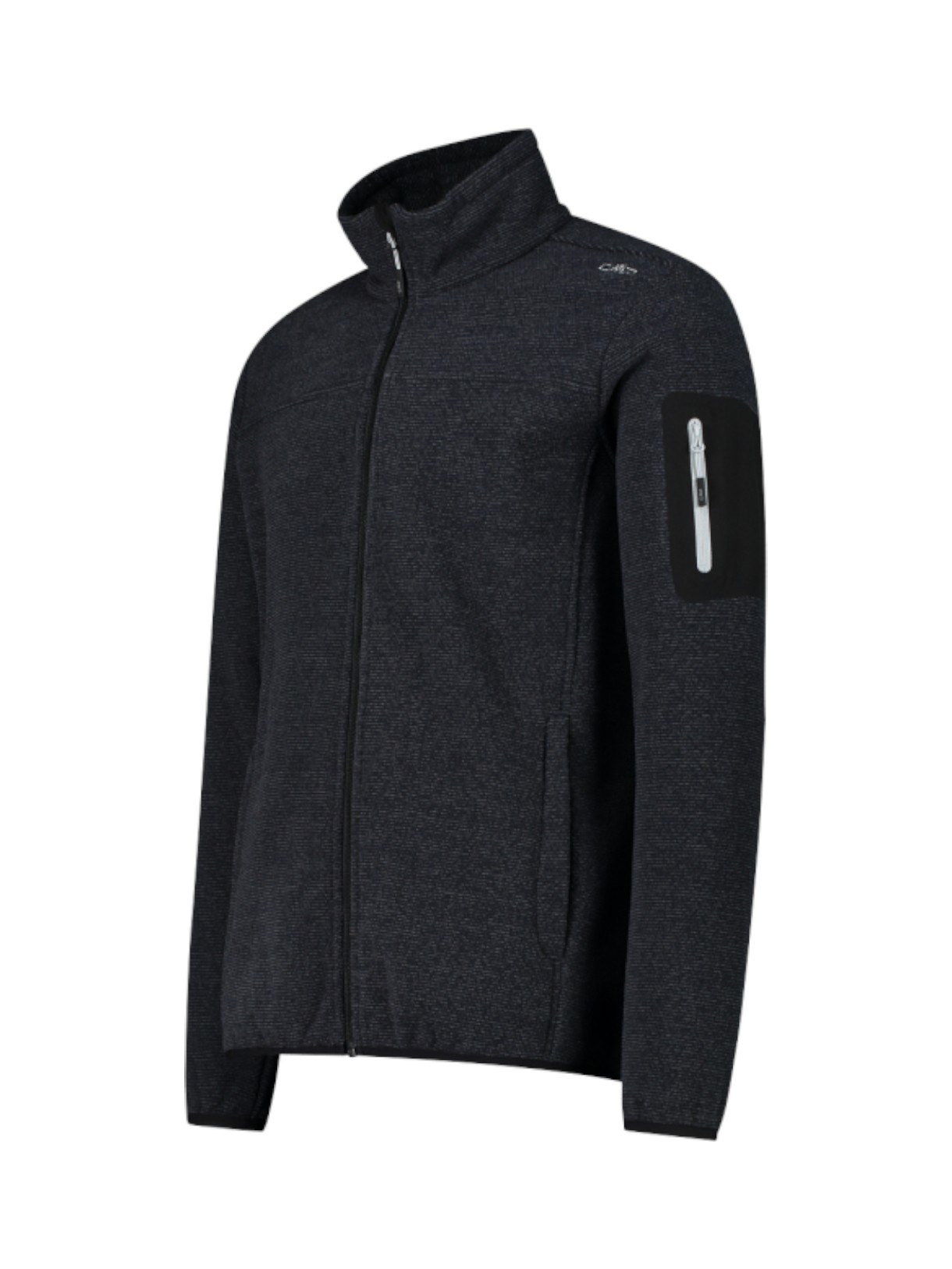 Herren Fleece Jacquard-Knit-Tech Outdoor Jacke 2