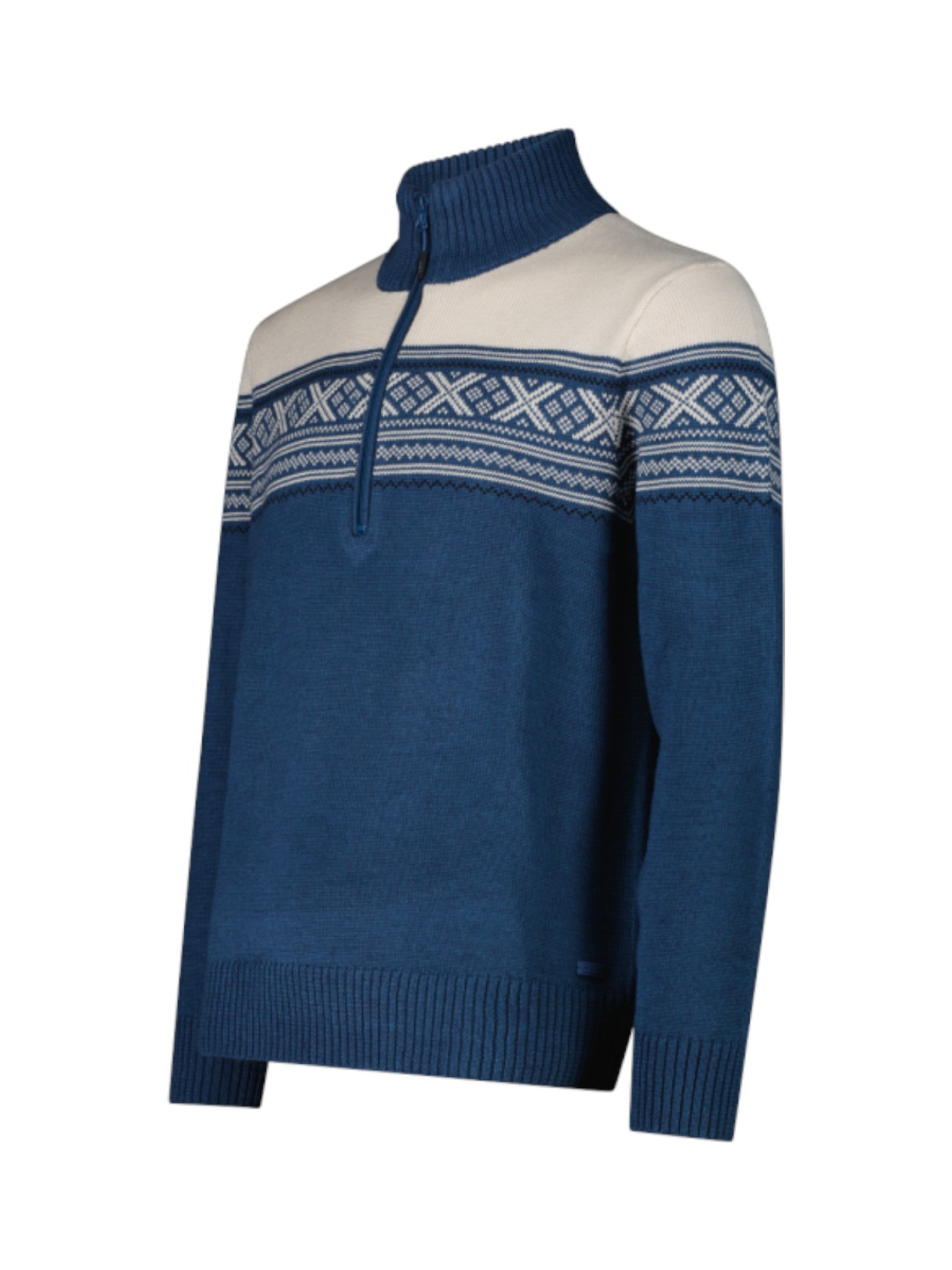 Herren Knitted Pullover Half Zip mit Wolle 2