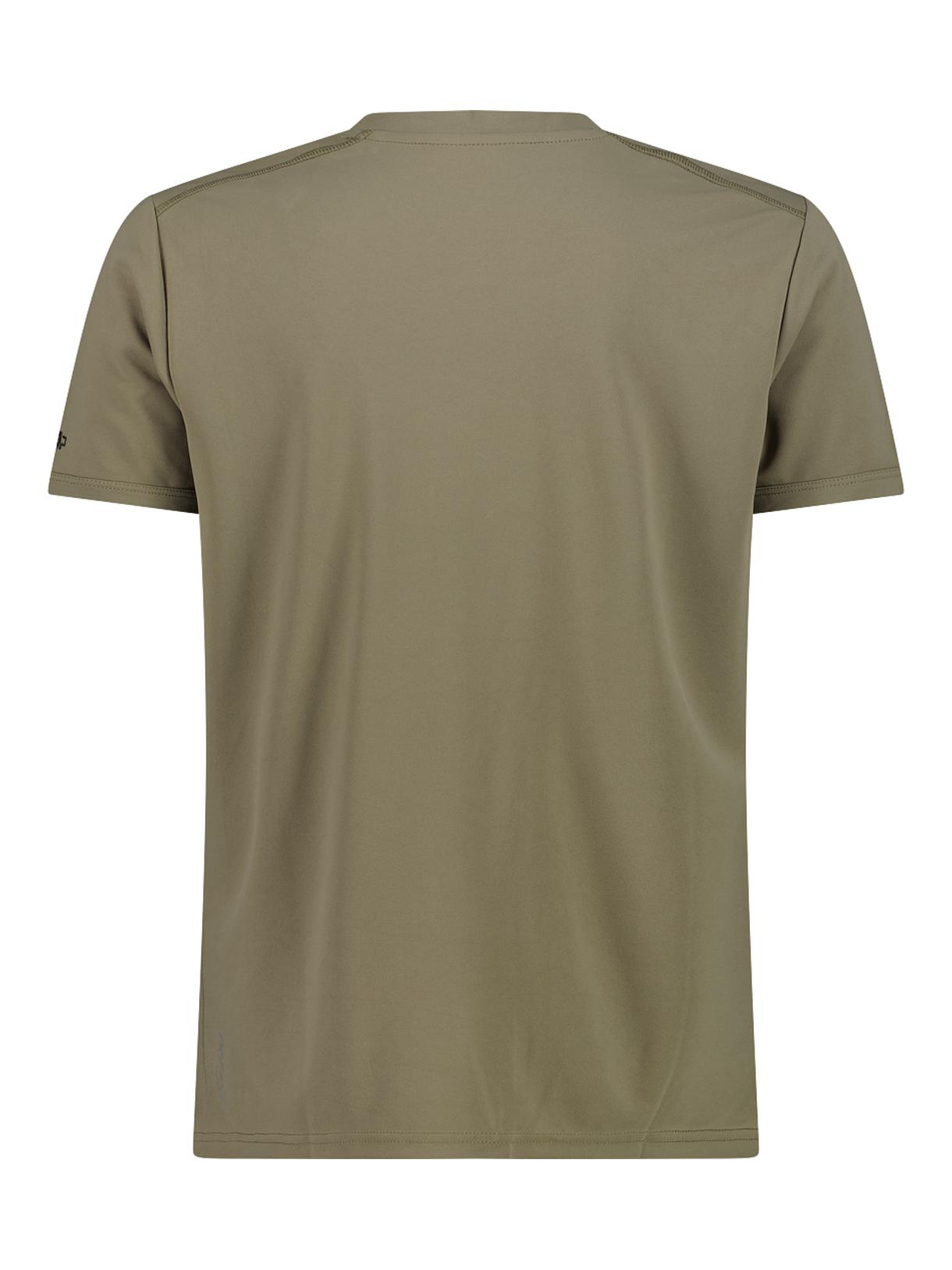 Herren T-Shirt aus Piqué mit Dry-Function und Adventure-Print 2