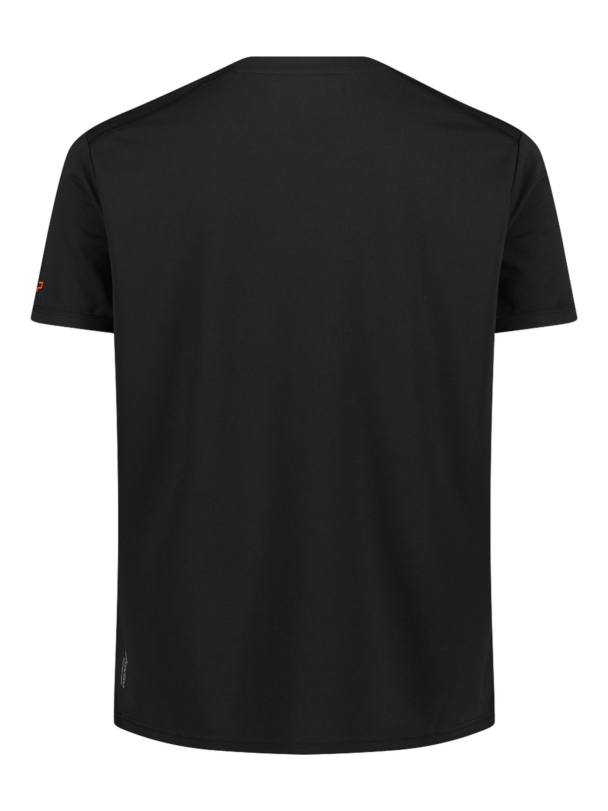 Herren T-Shirt aus Piqué mit Dry-Function und Adventure-Print 2