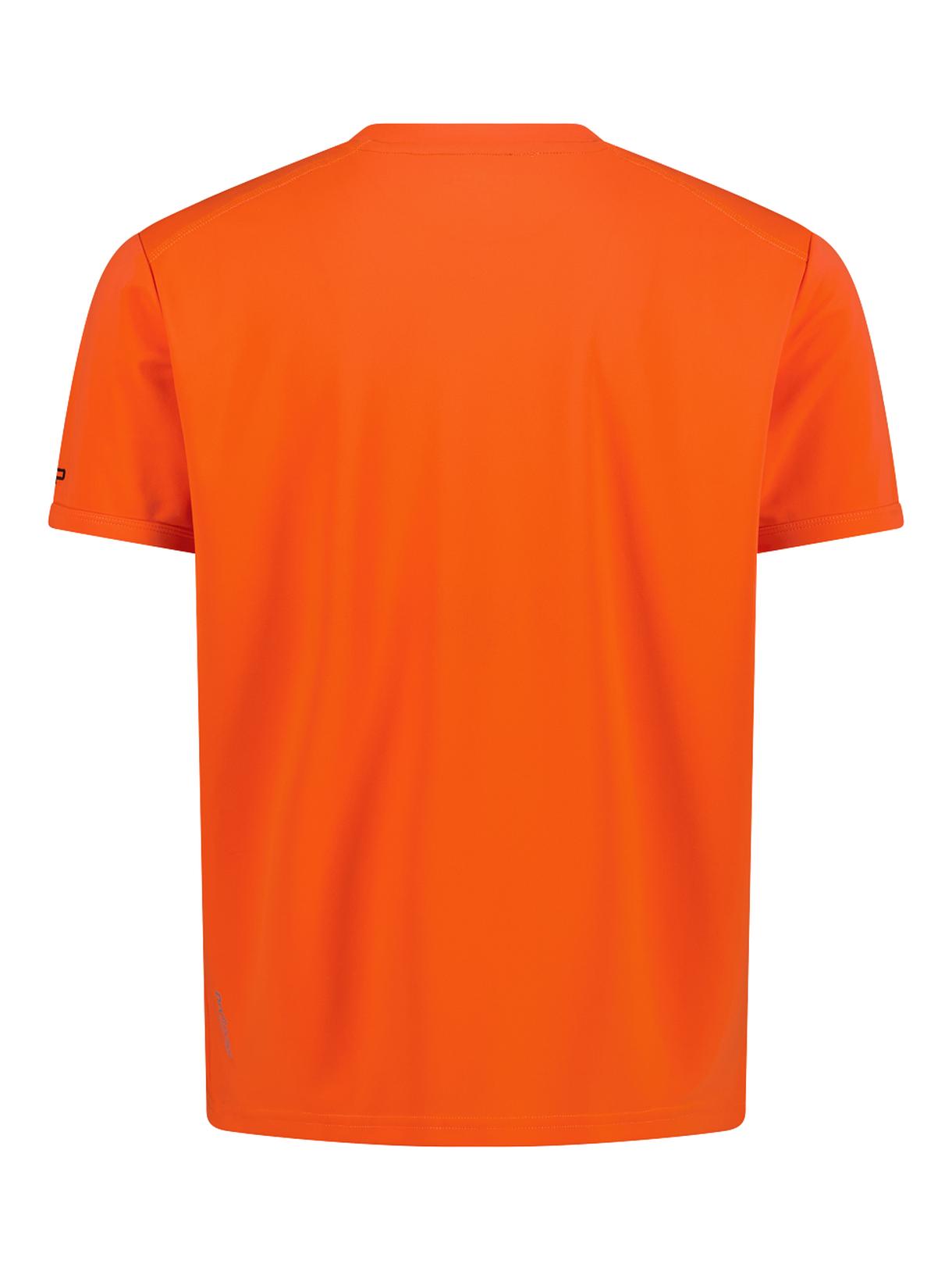 Herren T-Shirt aus Piqué mit Dry-Function und Adventure-Print 2