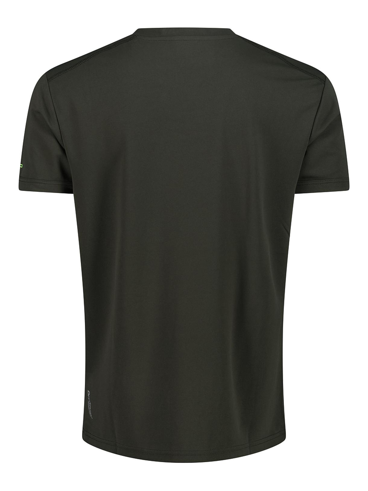 Herren T-Shirt aus Piqué mit Dry-Function und Adventure-Print 2