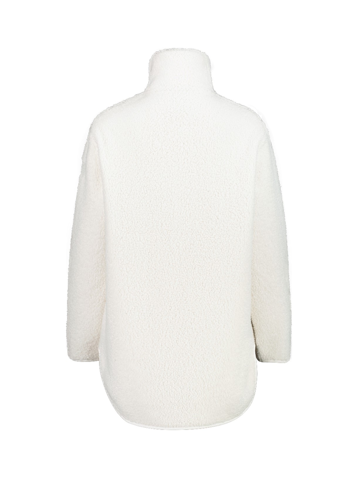 HighLoft Damen Sweat Jacke mit Kunstpelz weiss 2
