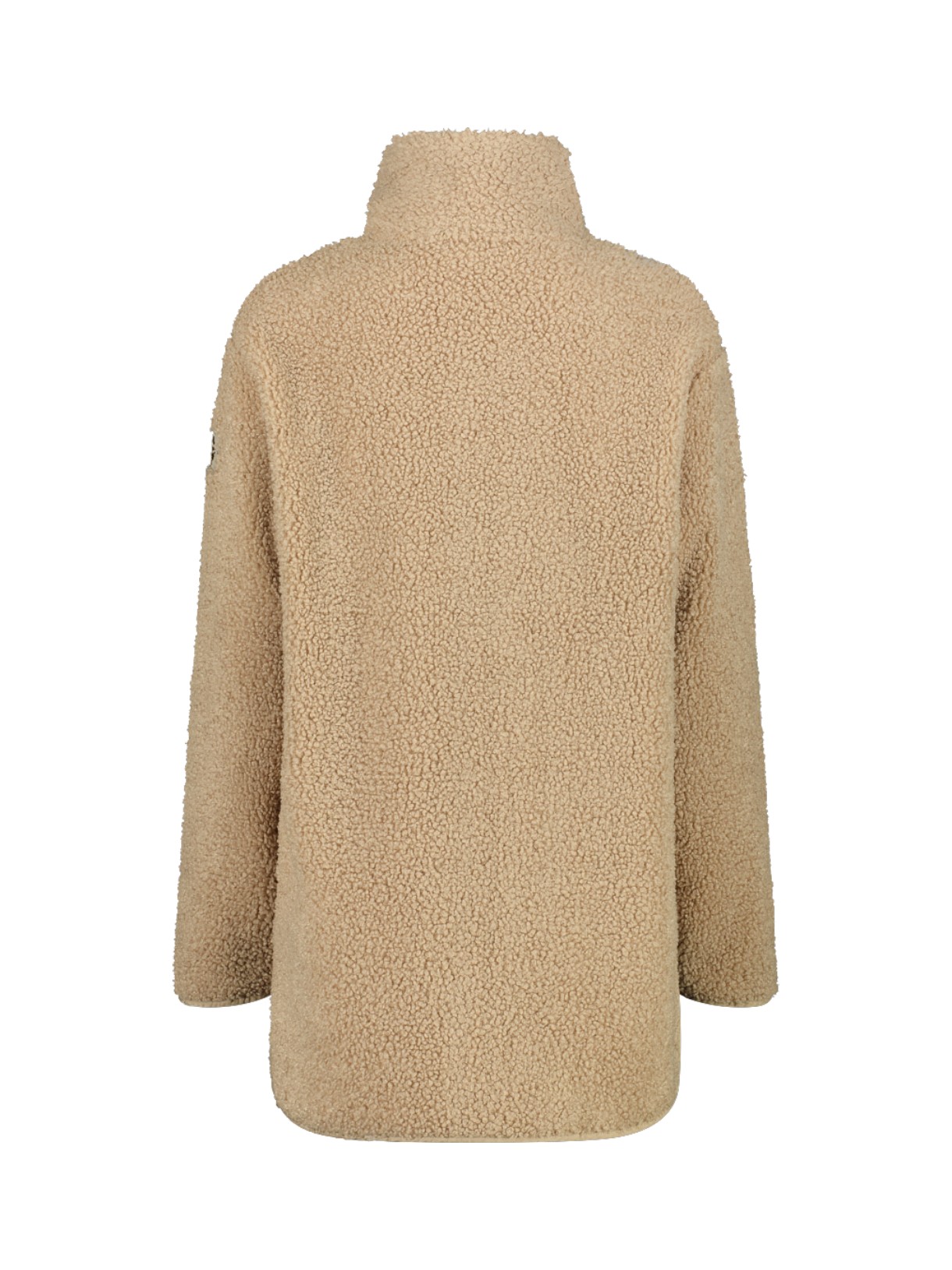 HighLoft Damen Sweat Jacke mit Kunstpelz beige 2