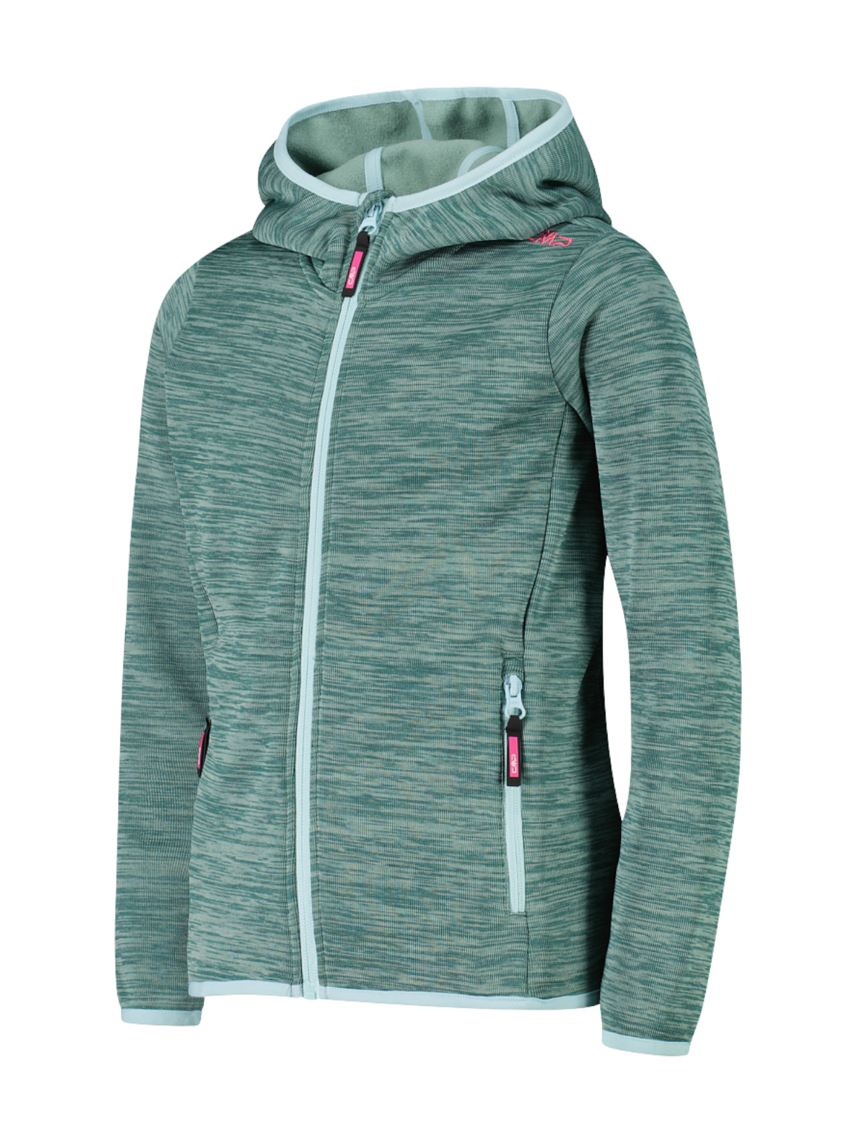 Kinder Outdoor Jacke aus Knit Tech mit Kapuze 2
