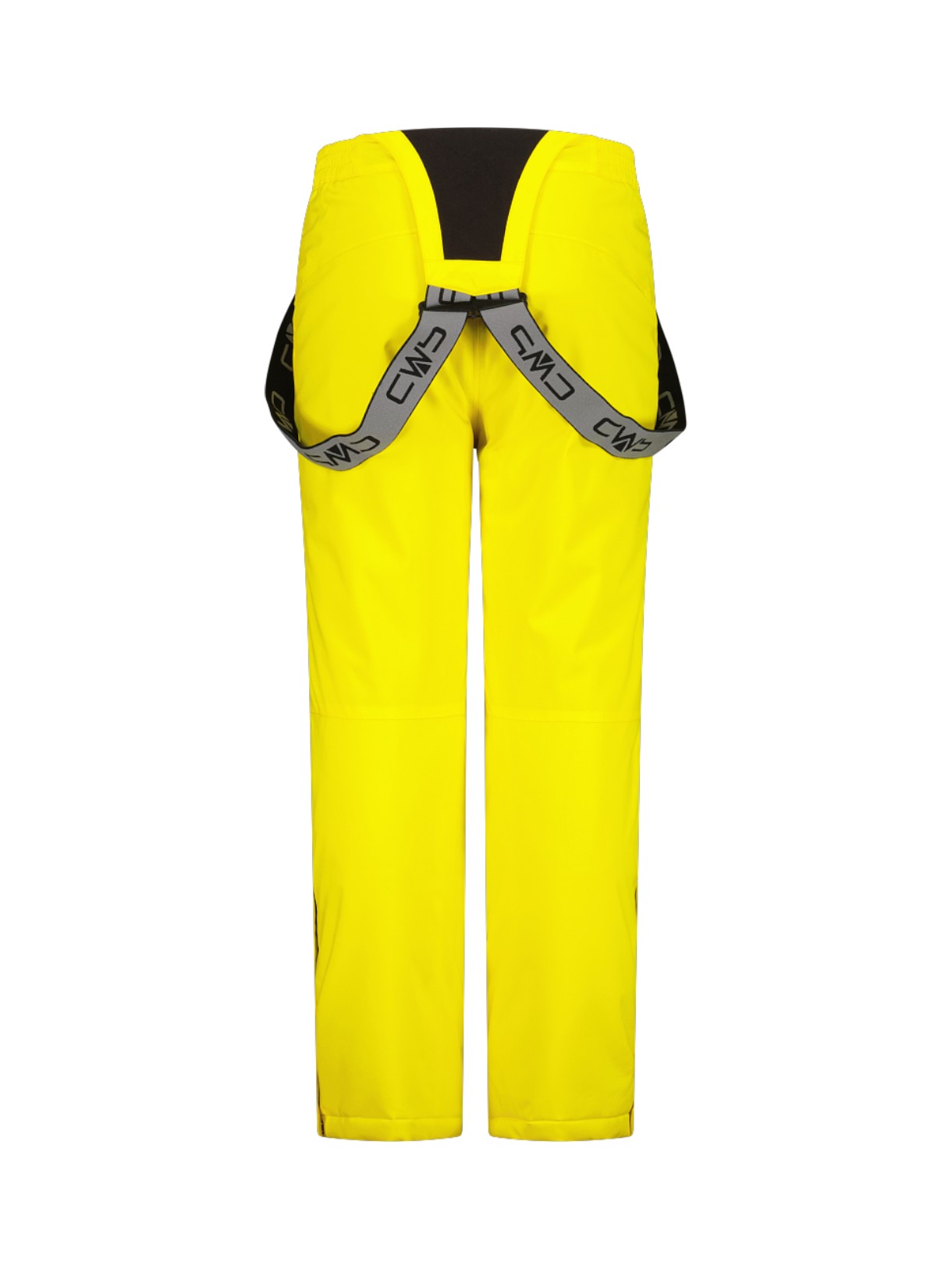 Kinder Skihose Clima Protect mit abnehmbaren Trägern gelb 2