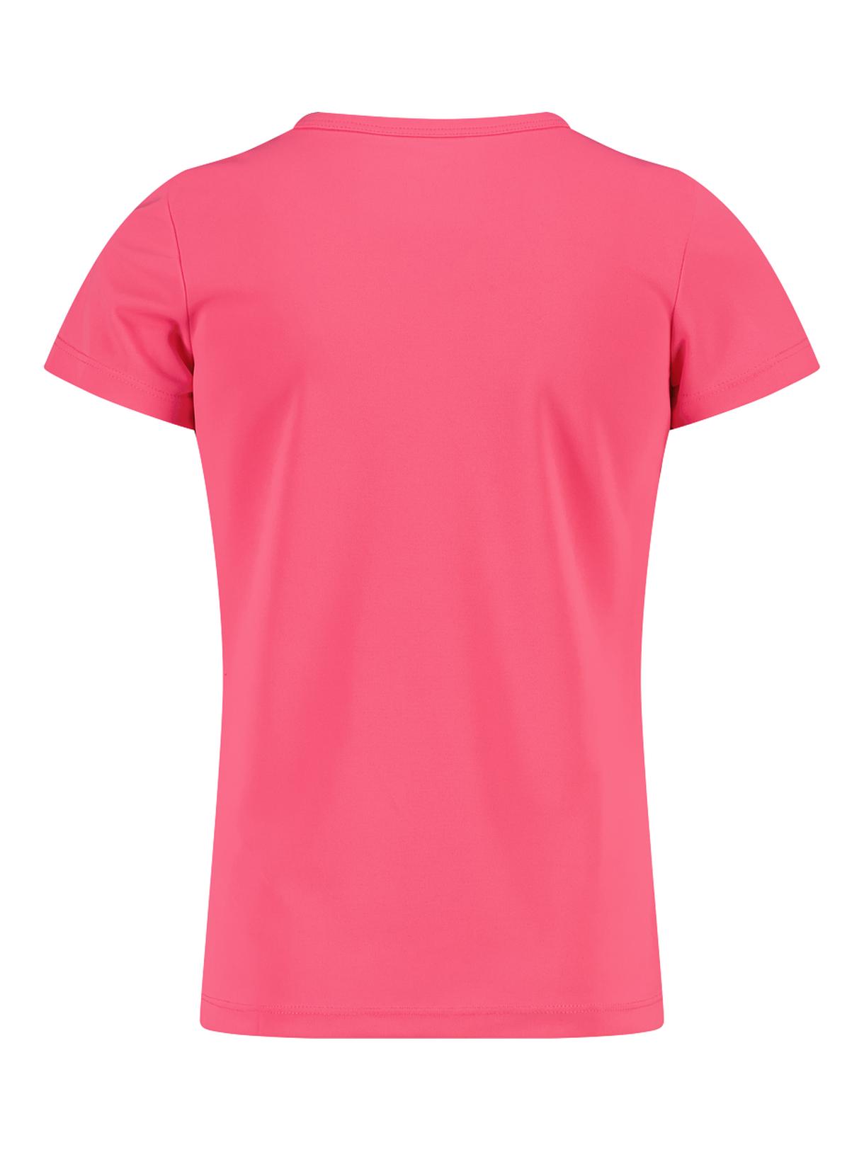 Mädchen Basic T-Shirt Dry Function mit Rundhalsausschnitt 2