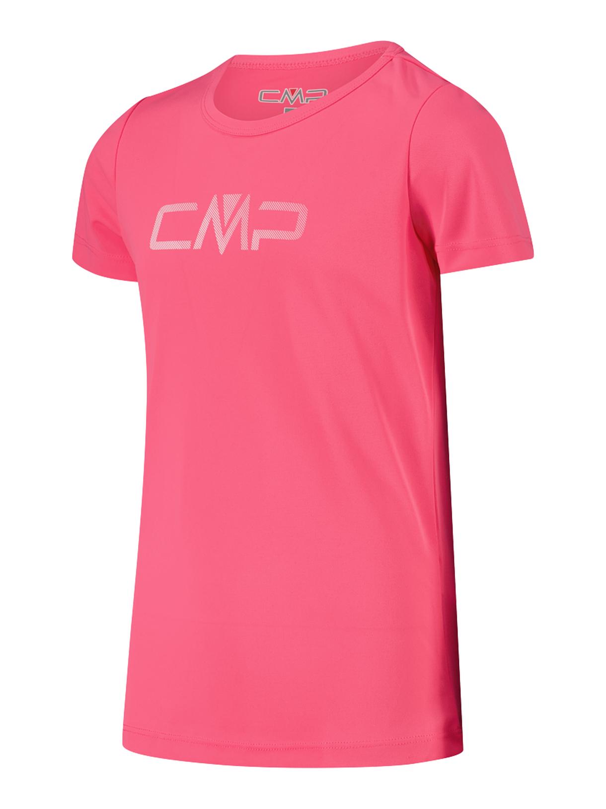 Mädchen Basic T-Shirt Dry Function mit Rundhalsausschnitt 2