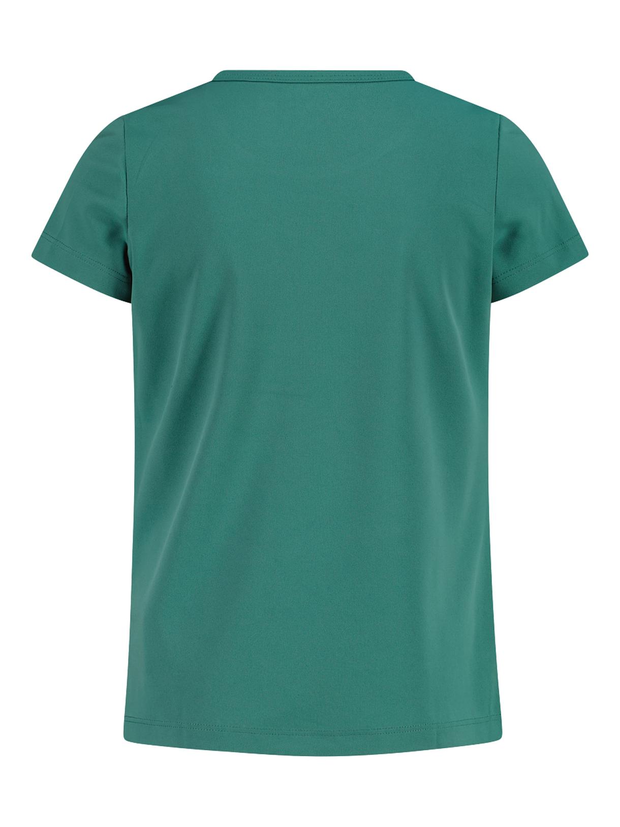Mädchen Basic T-Shirt Dry Function mit Rundhalsausschnitt 2