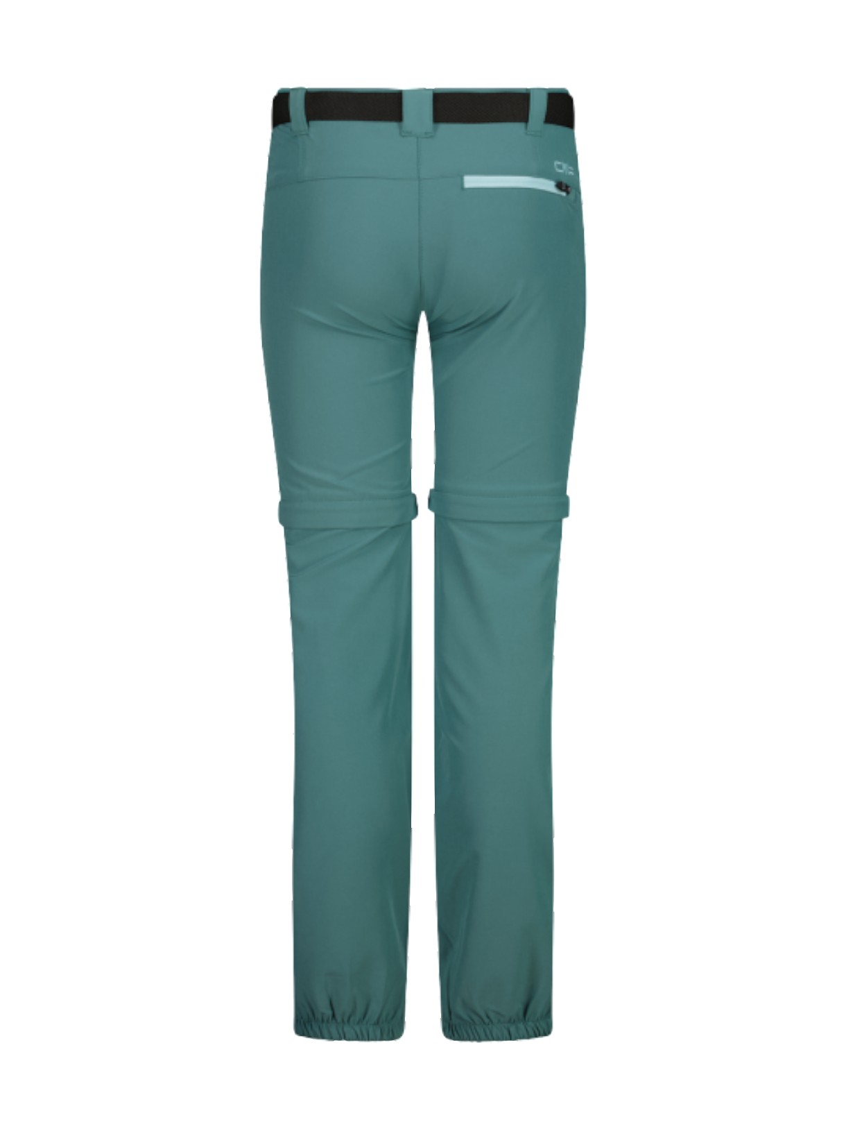 Mädchen Zip Off Stretch Hose mit Gürtel 2