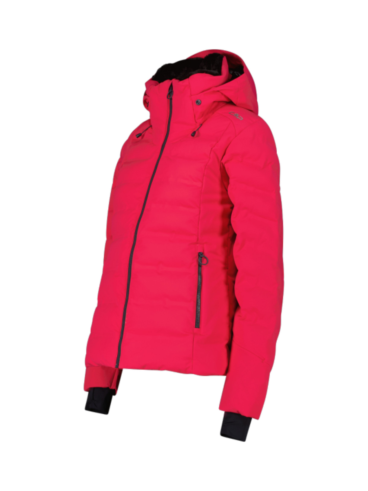 wattierte Damen Skijacke mit Clima Protect und Kapuze 2