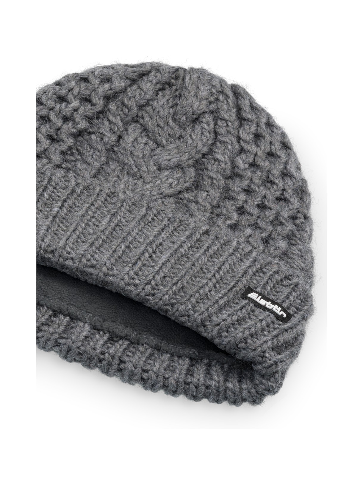 Afratos Grob-Strick Zopfmuster Damen Mütze mit Merinowolle 2