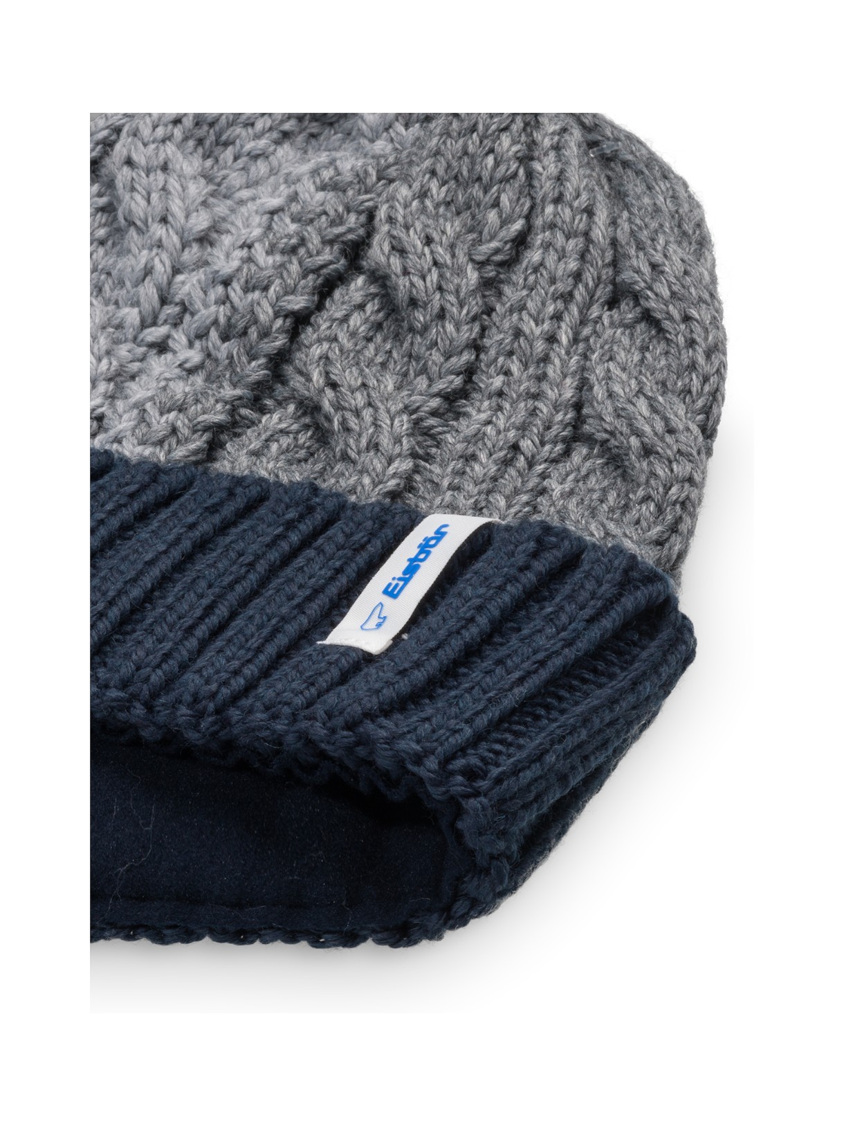 Alba Zopfstrick Mütze mit Merinowolle 2