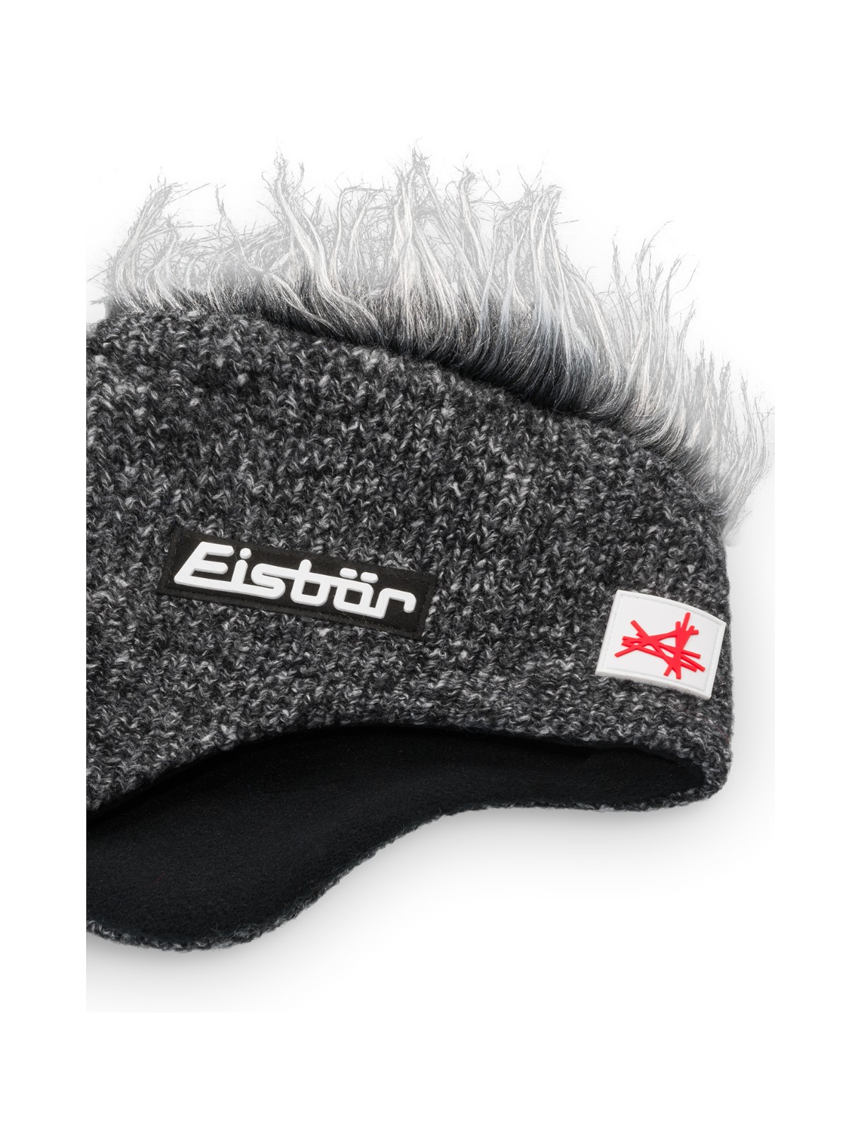 Cocker Fleece Ski Austria Mütze mit Kunstfell Haaren 2